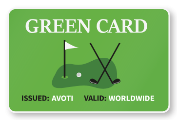 GOLF GREEN CARD - Zaļā karte avoti